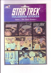 Large Star Trek Hologram Sticker, 7 Images 1991