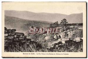Old Postcard surroundings Barr Paien Wall And The Ruins of the castle Dreistein