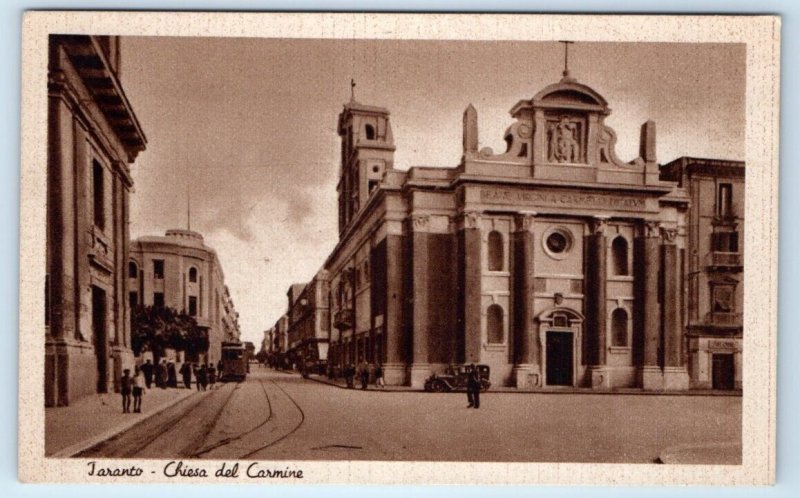 TARANTO Chiesa del Carmine ITALY Postcard