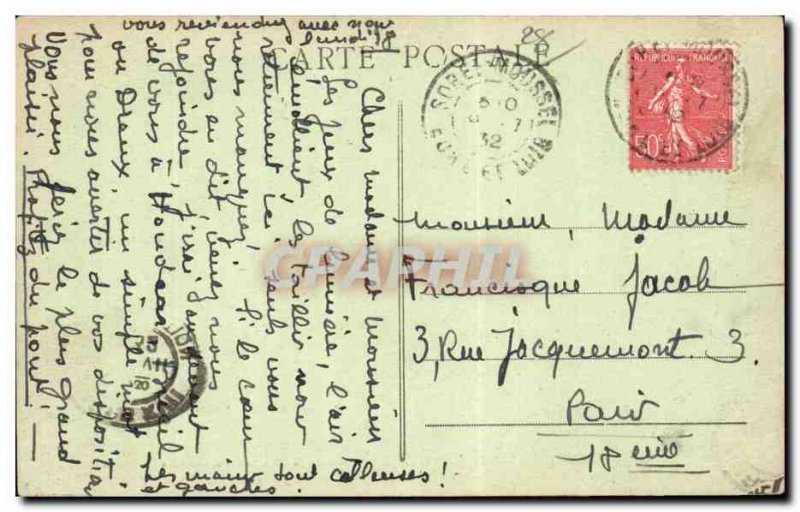 Old Postcard Sorel castle ruins