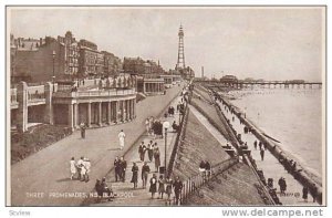 Three Promenades, N.S., Blackpool (Lancashire), England, UK, 1910-1920s