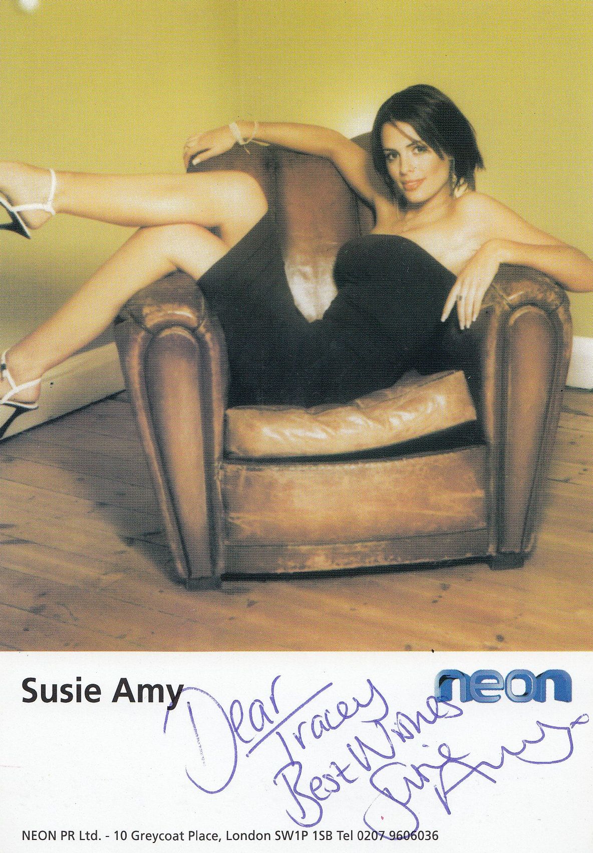 Susie Amy Footballers Wives Hand Signed Photo Topics Entertainment