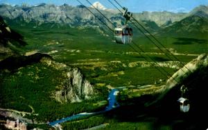 Canada - Alberta, Banff. Sulphur Mountain  (Aerial Lift)