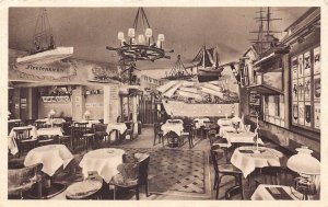 A144 Germany Restaurant Remde's St Pauli Berlin Nachtlokal Ship decor po...