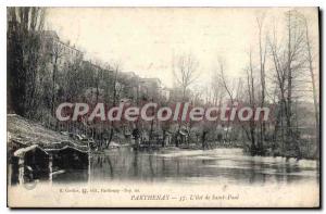 Old Postcard Parthenay Ilot De Saint Paul