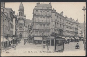 France Postcard - Le Havre - Rue Thiers Et L'Eglise Saint-Michel    RS8669