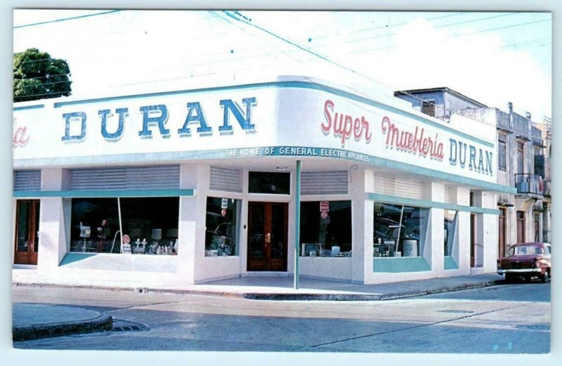 PONCE, PUERTO RICO  Advertising SUPER MUEBLERIA DURAN Appliance Store Postcard