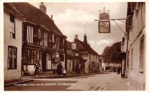 BR64021 star inn and main street alfriston real photo   uk