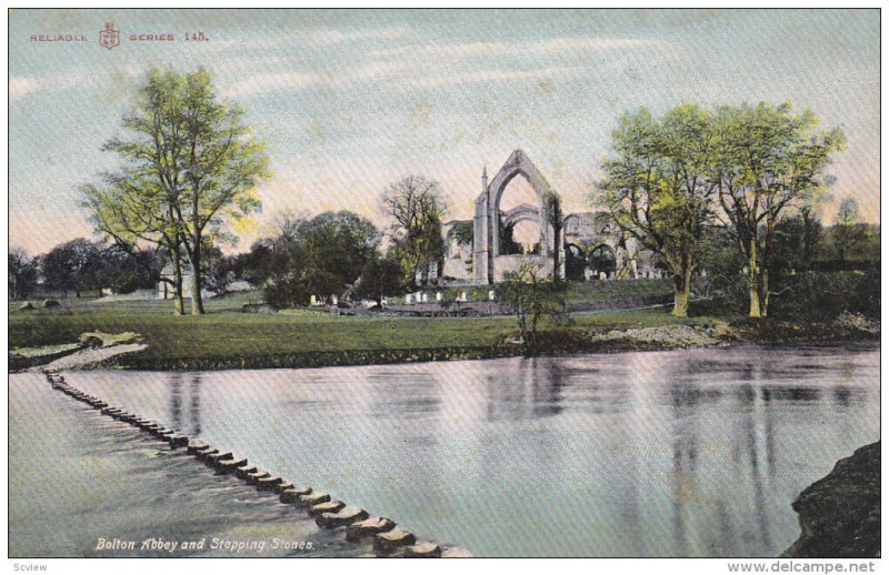 Bolton Abbey and Stepping Stones, North YORKSHIRE, England, Uniterd Kingdom, ...