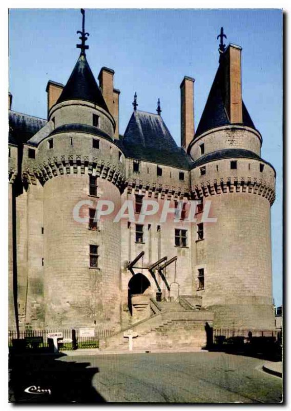 Postcard Modern Castles of Loire Langeais I and L Entree du Chateau and Levis...