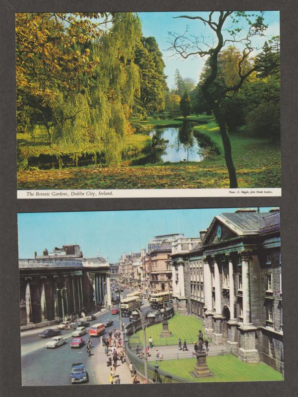 IRELAND Color Postcards Botanic Gardens Dublin Trnity College Limerick Booklet