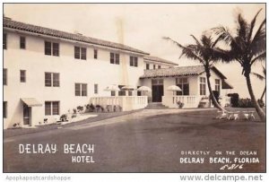 Florida Delray Beach Delray Beach Hotel Real Photo RPPC