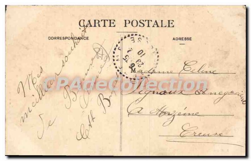 Old Postcard Limoges General view on Saint Michael