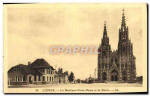 Old Postcard The Thorn The Notre Dame and the town hall