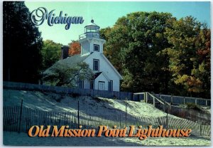 Postcard - Old Mission Point Lighthouse - Traverse City, Michigan