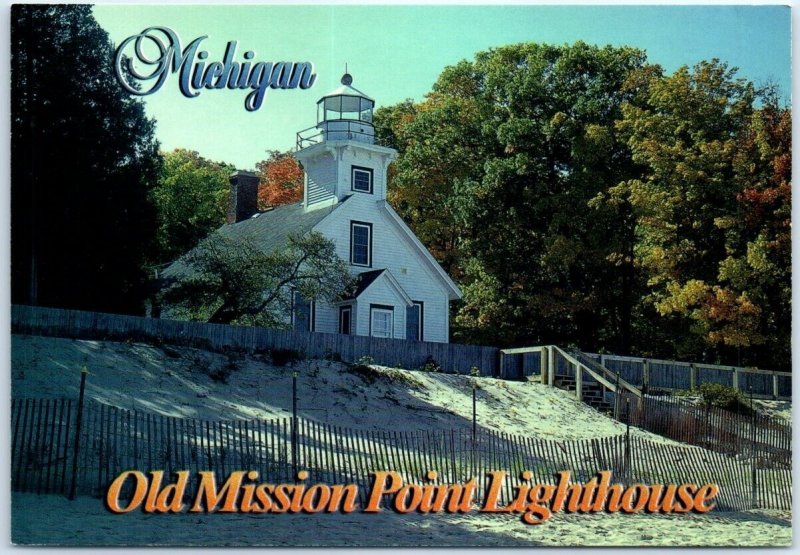 Postcard - Old Mission Point Lighthouse - Traverse City, Michigan