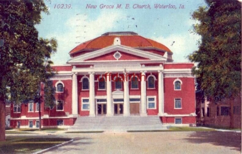 NEW GRACE M.E. CHURCH WATERLOO, IA 1913