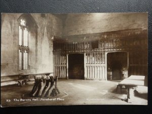 Vintage RPPC - The Barons' Hall - Penshurst Place