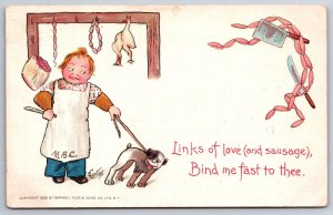 E Curtis~Valentine~Butcher Boy~Dog~Links Of Love & Sausage Bind Me To Thee~TUCK