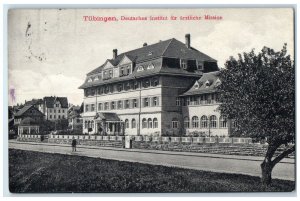 1910 German Institute for Medical Mission Tubingen Germany Postcard