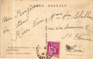 CPA Le TEIL Le Pont sur le Rhone (660637)