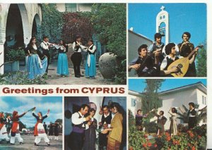 Cyprus Postcard - Greetings From Cyprus. Used Postcard - Ref TZ10914