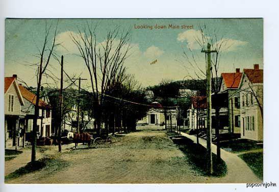 Conway MA Street View !908 Postcard