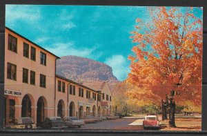 North Carolina, Lake Lure - Autumn Scene - Administration Building - [NC-060]