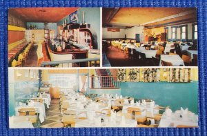 Vintage 1950's Lotus Restaurant & Laney's Supper Club Daytona Beach FL Postcard