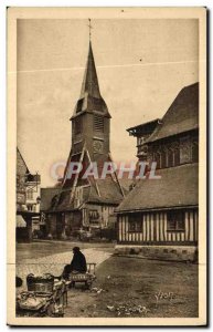 Postcard Old Honfleur Eglise Ste Catherine