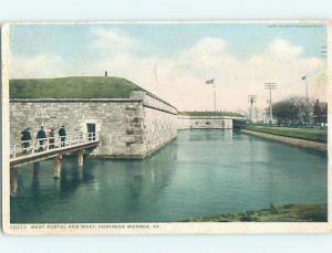 Divided-Back FORT MONROE - OLD POINT COMFORT Hampton Virginia VA HM8628