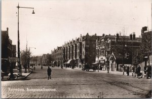 Netherlands Rotterdam Boergoensestraat Vintage RPPC 09.01