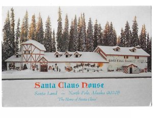 Santa Claus House, Santa Land, North Pole Alaska 4 by 6 Card