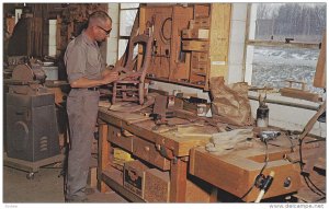 inside of Krauss Furniture Shop, AMANA, Iowa, 40-60´s