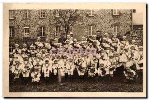 Postcard Old wind orphans of St Georges & # 60 39isle executants from 5 to 12...