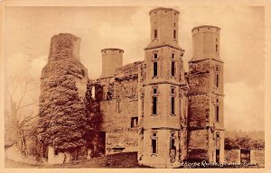 STAMFORD LINCOLNSHIRE ENGLAND~WOTHORPE RUINS~'55 GRIMSBY POSTMARK PHOTO POSTCARD