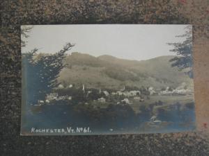 ROCHESTER VT BIRDSEYE c1910 Real Photo Postcard