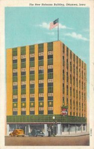 OTTUMWA, IA Iowa  NEW HOFMANN BUILDING~Coca Cola Sign  WAPELLO COUNTY  Postcard