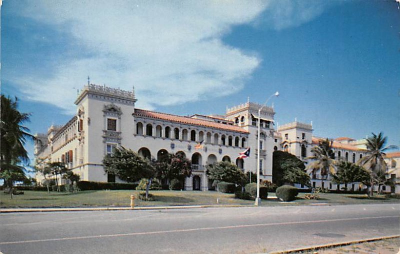 Puerto Rico Post card Old Vintage Antique Postcard School of Tropical Medicin...