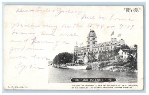 1901 Thousand Island House, Thousand Islands NY Clayton NY PMC Postcard