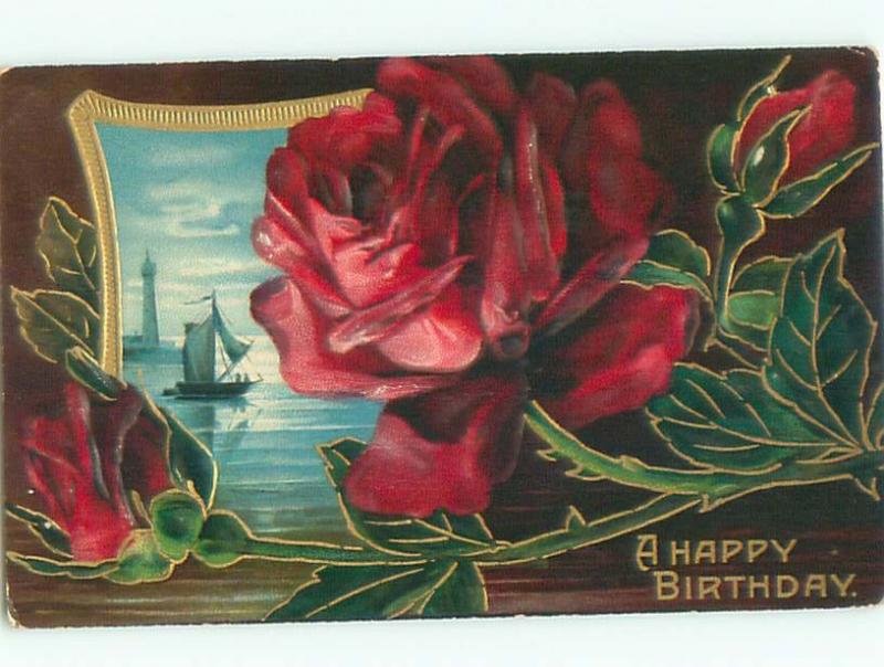 Divided-Back BEAUTIFUL FLOWERS SCENE Great Postcard AA2848