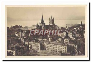 Switzerland Old Postcard Lausanne Cathedral