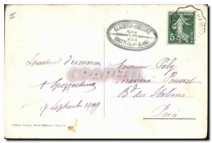 Old Postcard Chamonix Bossons Glacier Mountaineering