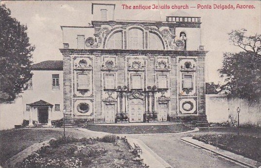 Portugal Azores Ponta Delgada The Antique Jesuits Church