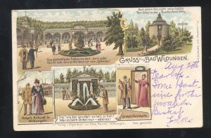 GRUSS AUS BAD WILDUNGEN GERMANY MULTI VIEW VINTAGE POSTCARD