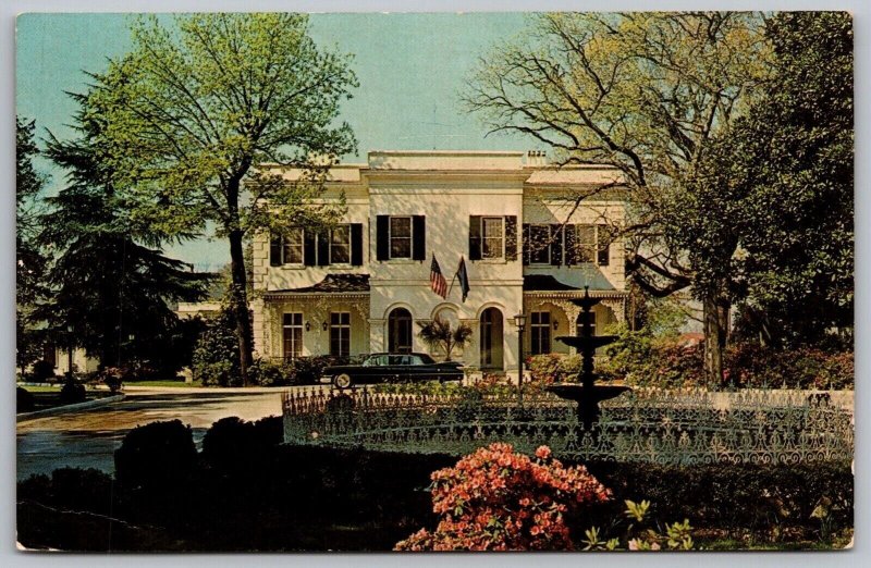 Columbia South Carolina Governors Mansion Historic Landmark Chrome Postcard Latin & South