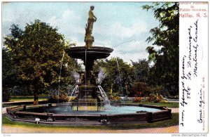 Jubilee fountain , Public Gardens , Halifax , Canada , 00-10s