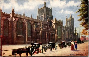 Tucks 6205 Old Bristol, Bristol Cathedral Vintage Postcard O44