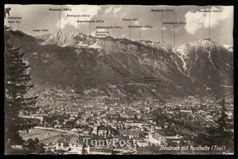 Innsbruck mit Nordkette (Tirol)