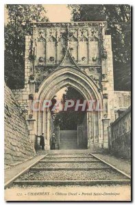 Old Postcard Chambery Chateau Ducal Portal St. Dominic